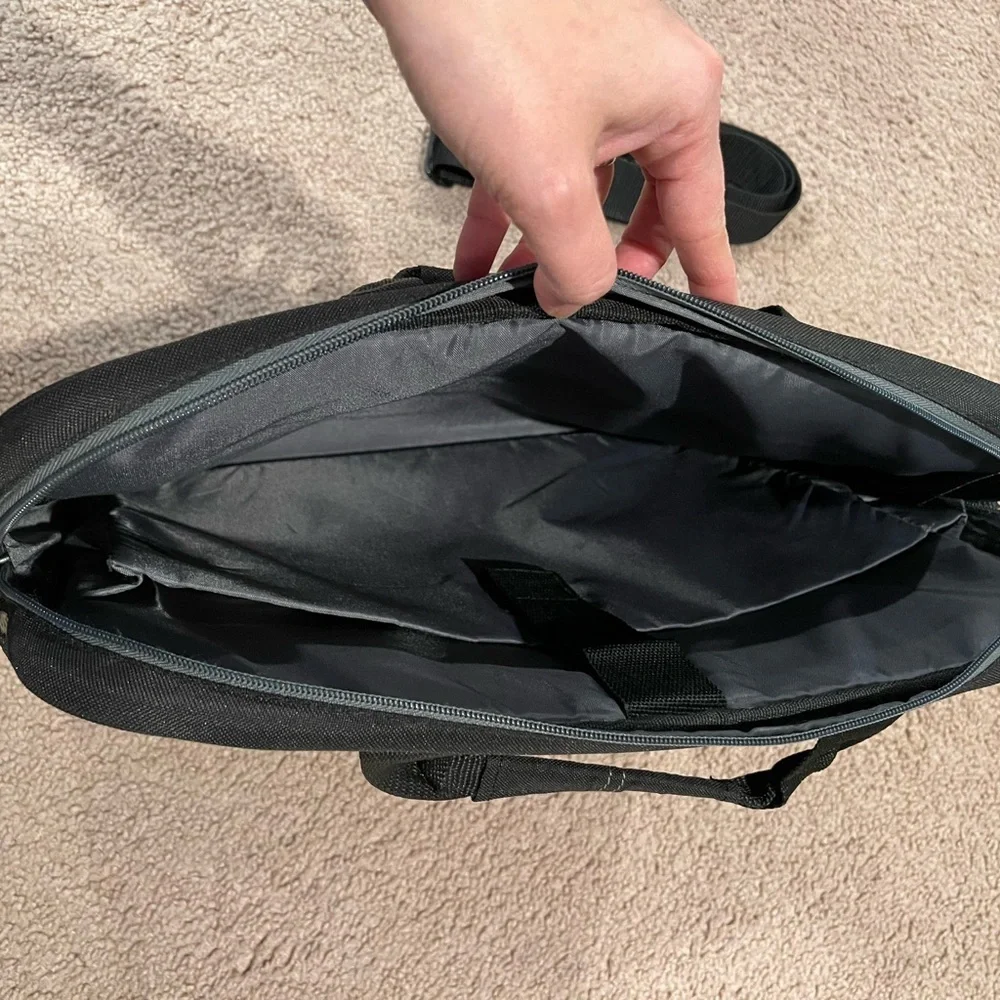 ASUS Nereus Carry Bag Black Charcoal Carry Laptop Bag Removable Strap.